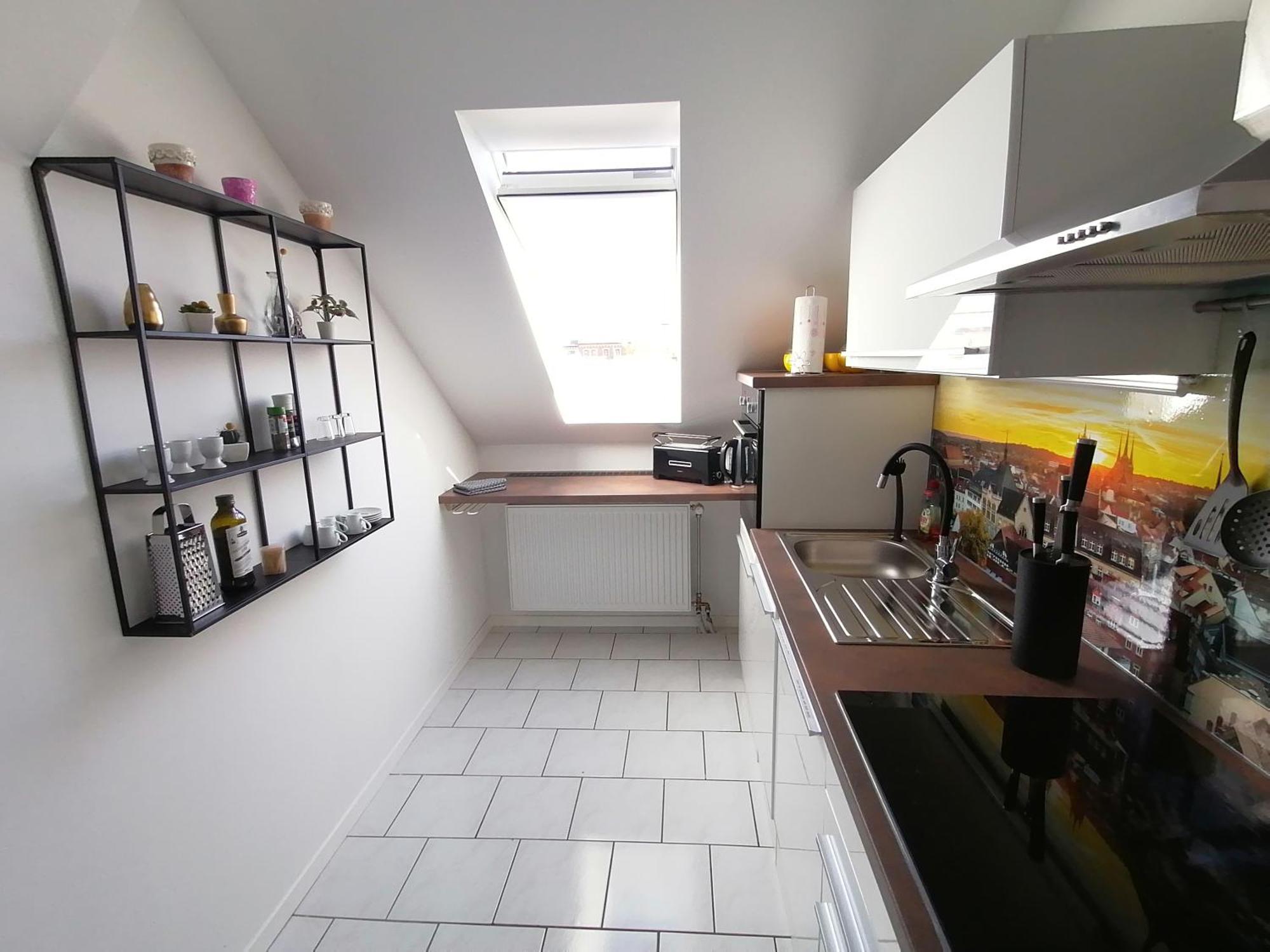 Auszeit2 Erfurt - Stilvolle Dachwohnung Mit Parkplatz - Zentrumsnah Exterior foto